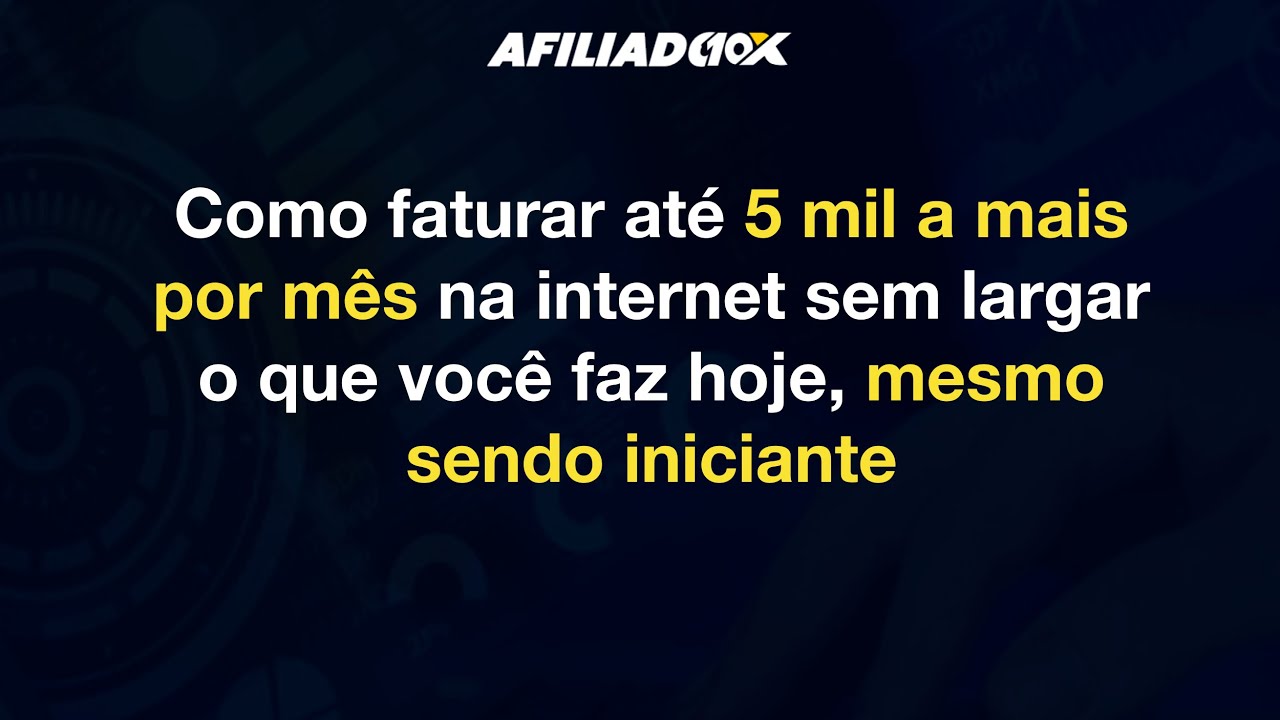 Como faturar até 5 mil a mais por mês na internet sem largar o que você faz