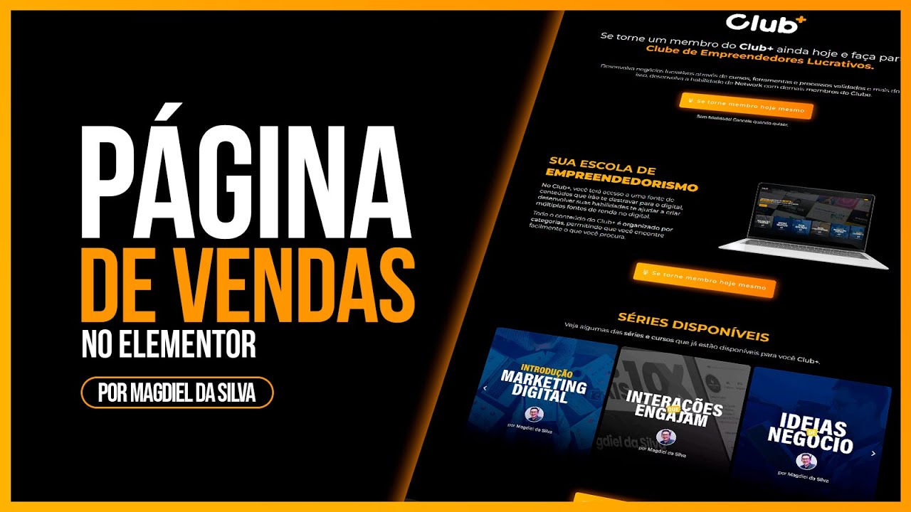Como criar uma página de Vendas com elementor